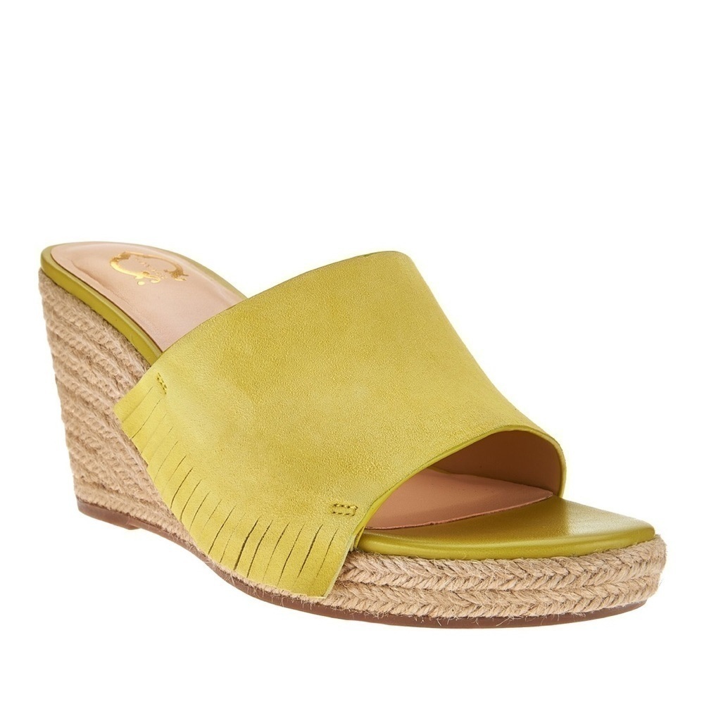 C. Wonder Freida Fringe Suede Wedge Espadrilles​​​​​​​